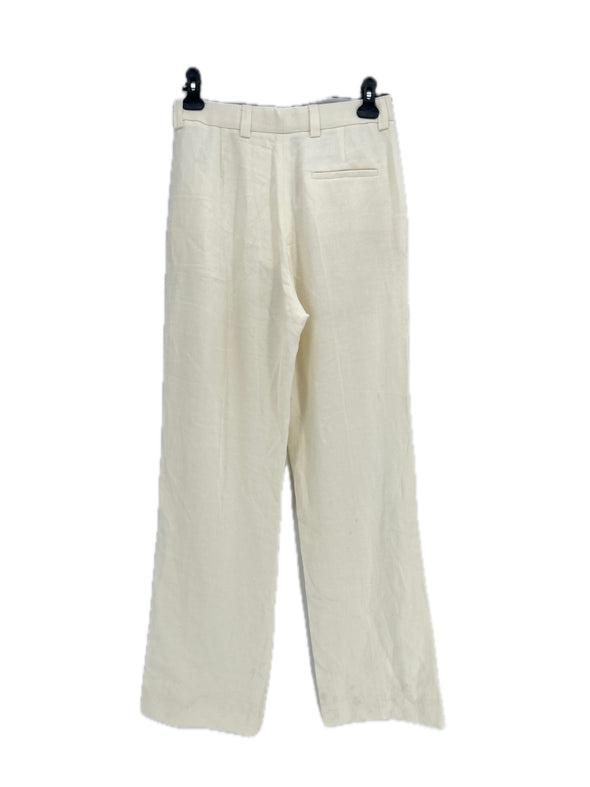 Pantalon en lin blanc