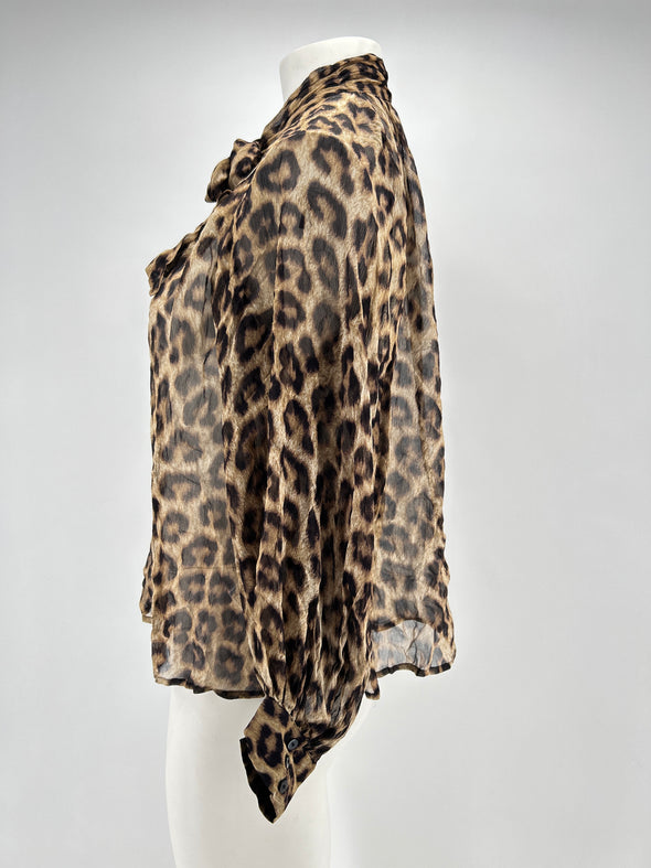 Blouse léopard