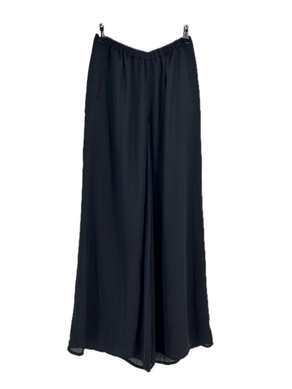 Pantalon noir transparent