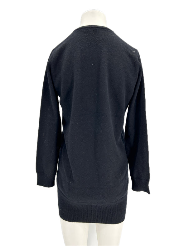 Pull en cachemire noir