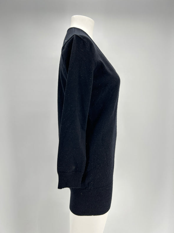 Pull en cachemire noir
