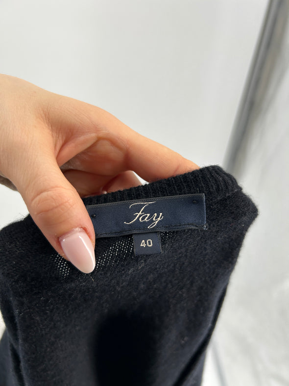 Pull en cachemire noir