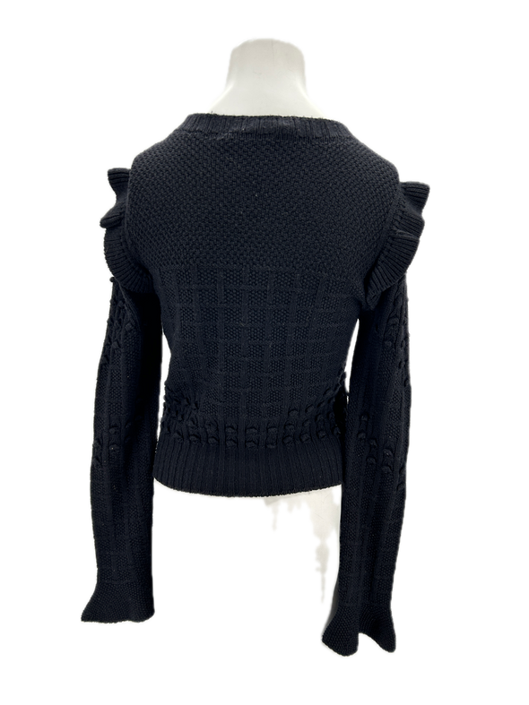 Pull en laine noir