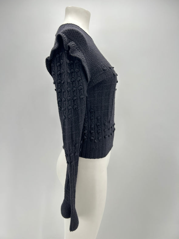 Pull en laine noir