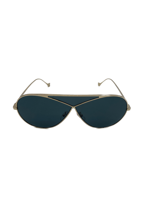 Lunettes de soleil dorées