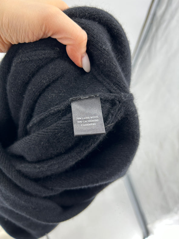 Robe laine noire
