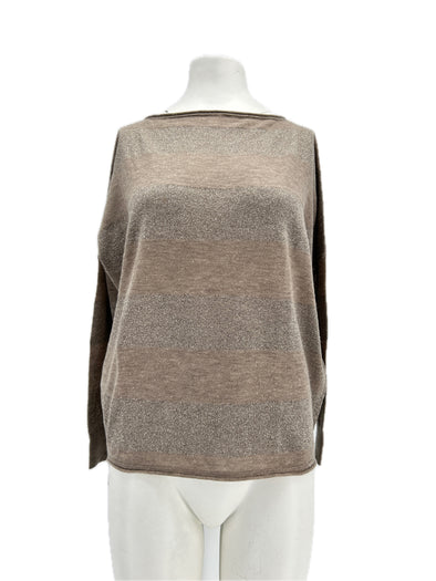 Pull en cachemire marron