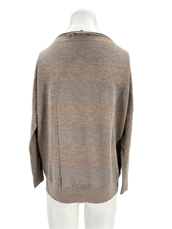 Pull en cachemire marron
