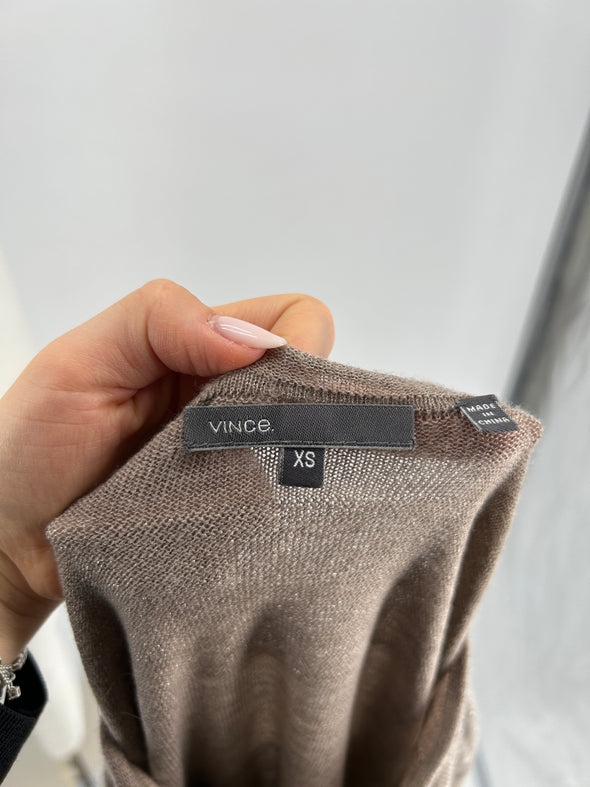 Pull en cachemire marron