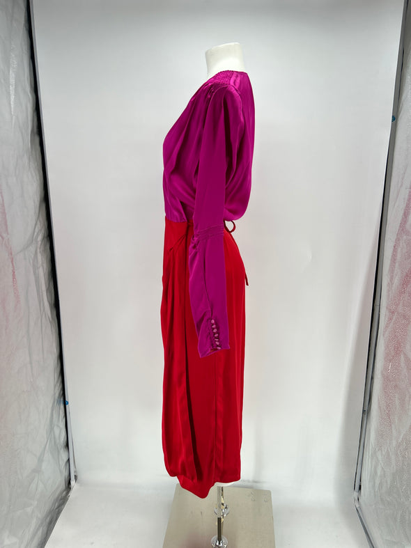Robe bicolore