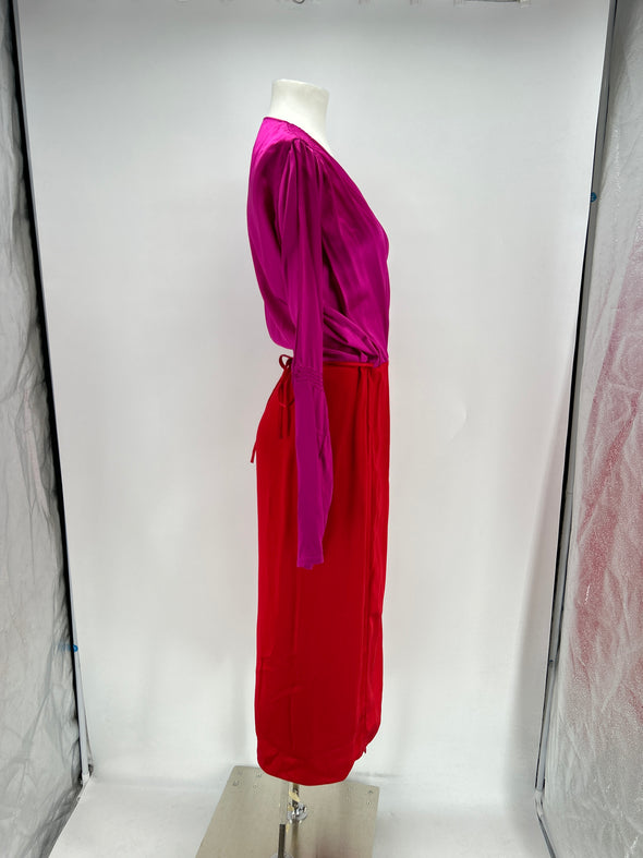 Robe bicolore