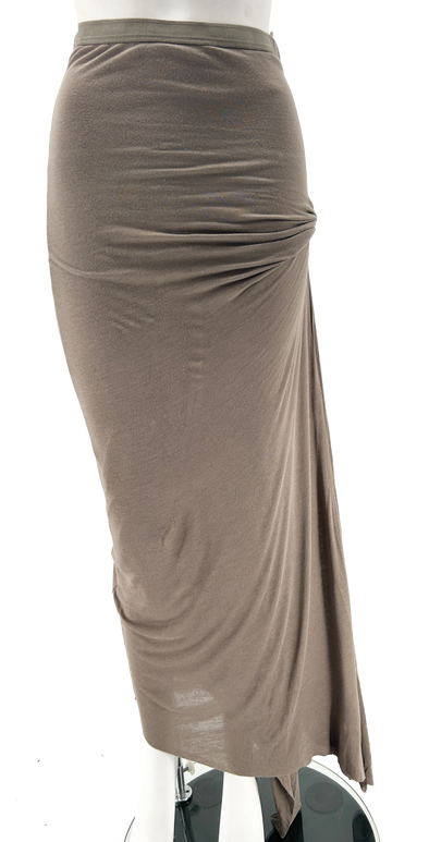 Jupe longue marron