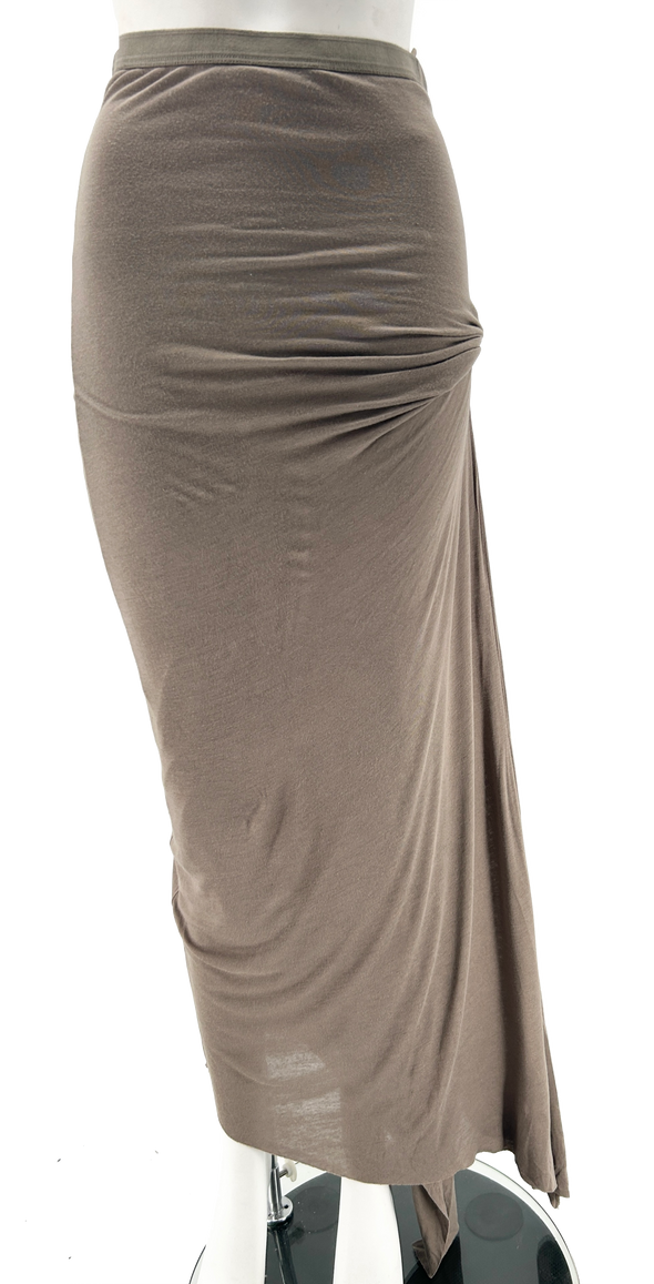 Jupe longue marron