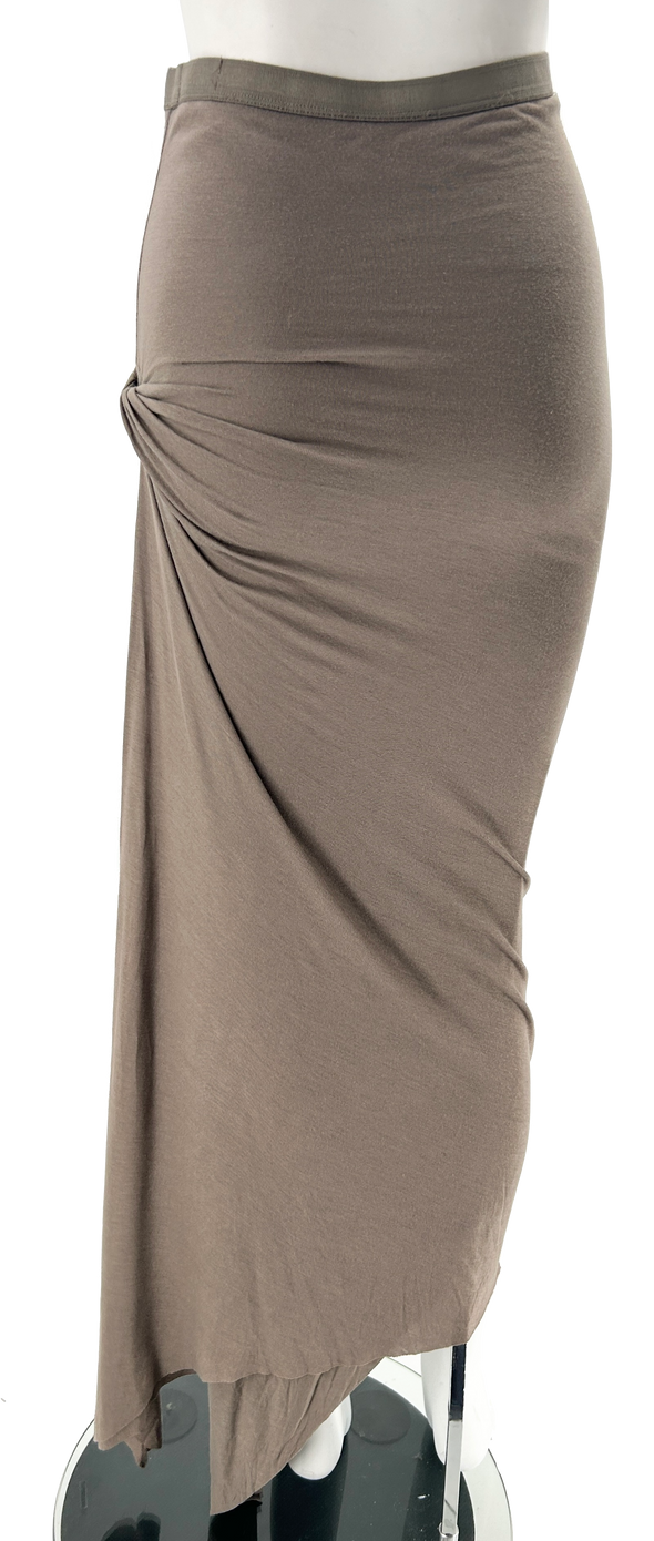 Jupe longue marron