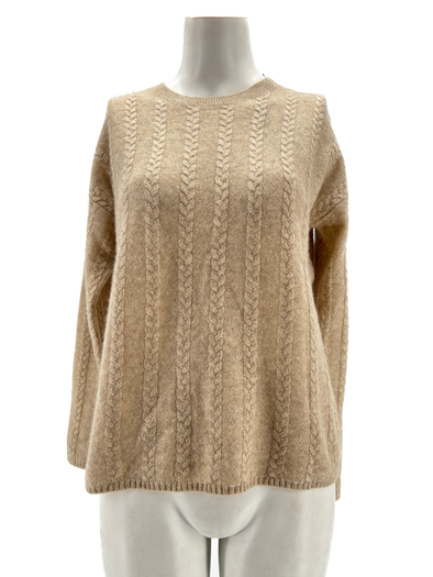 Pull en cachemire beige