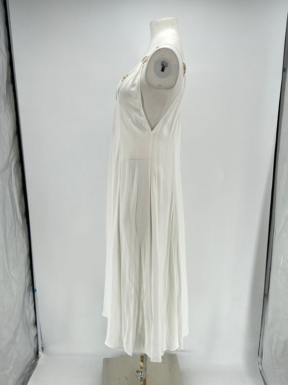 Robe transparente blanche