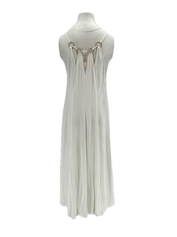 Robe transparente blanche