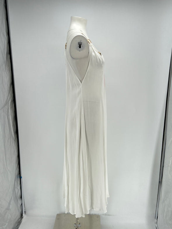 Robe transparente blanche