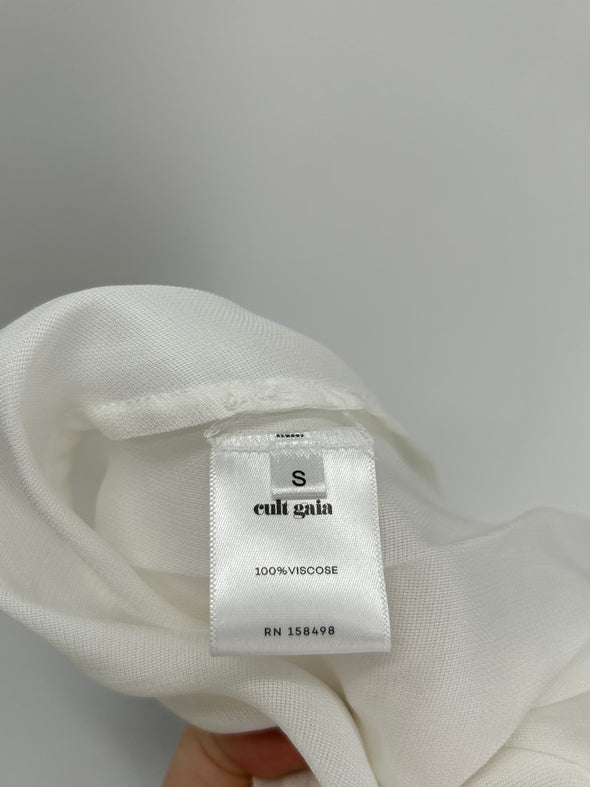 Robe transparente blanche