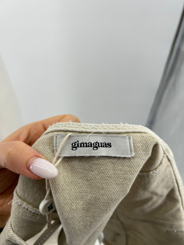 Gilet sans manches beige