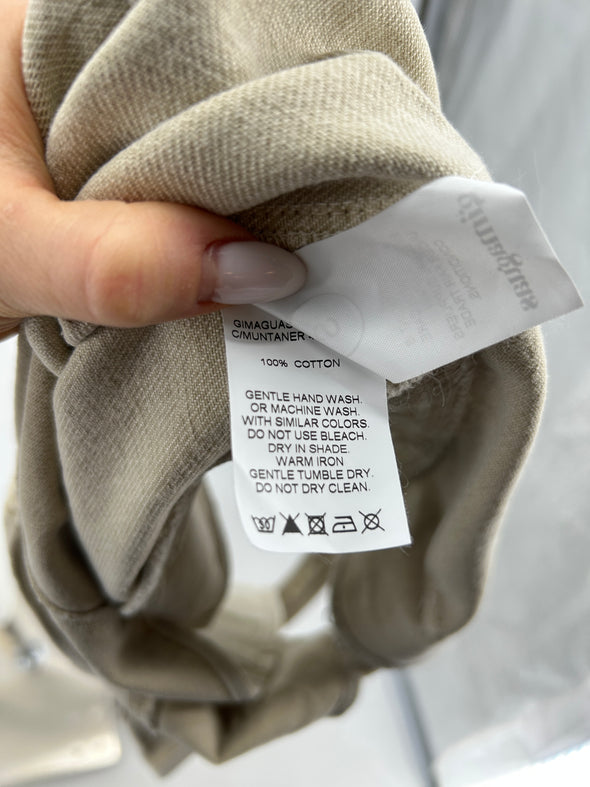 Gilet sans manches beige