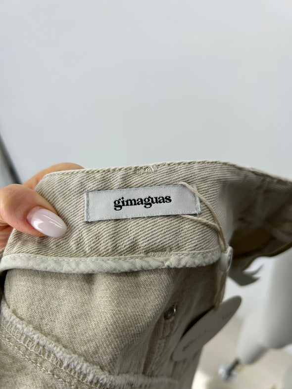 Jupe en denim beige