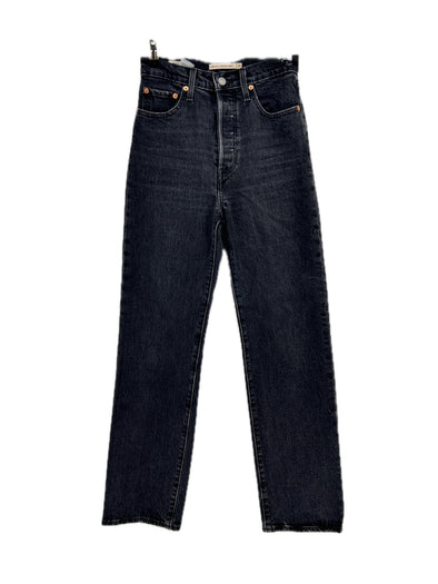 Jean noir "Ribcage Straight Ankle"