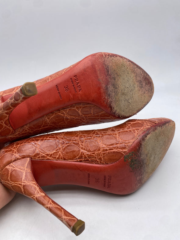 Escarpins en cuir