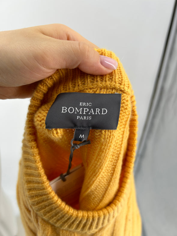 Pull en cachemire jaune