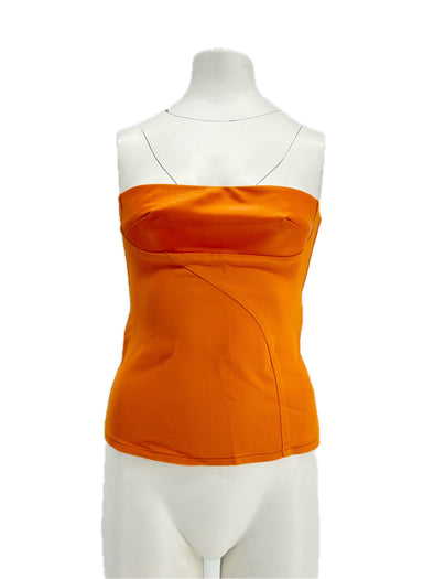 Top Bustier orange