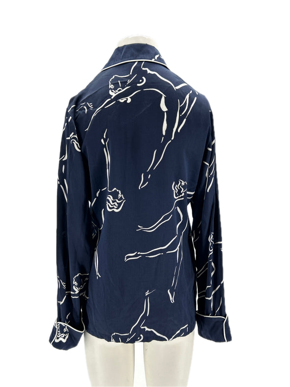 Chemise bleu marine