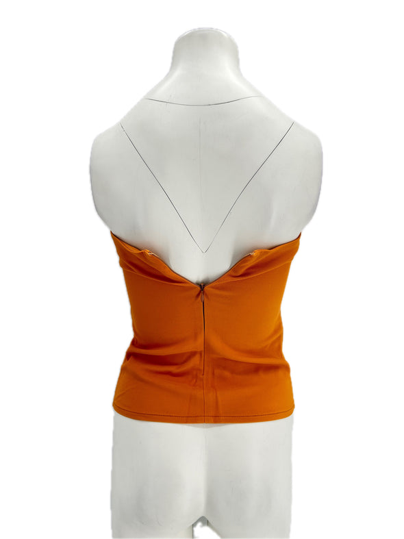 Top Bustier orange