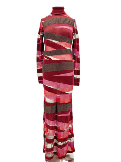 Robe longue en laine