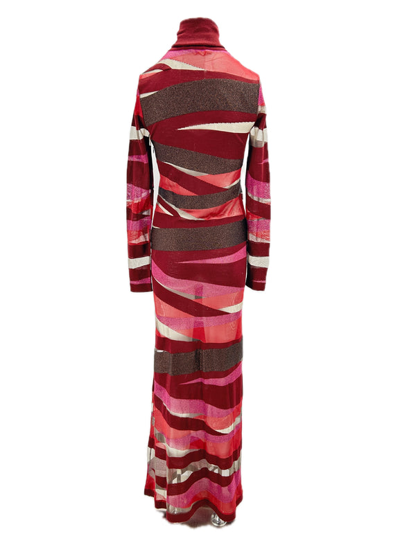Robe longue en laine