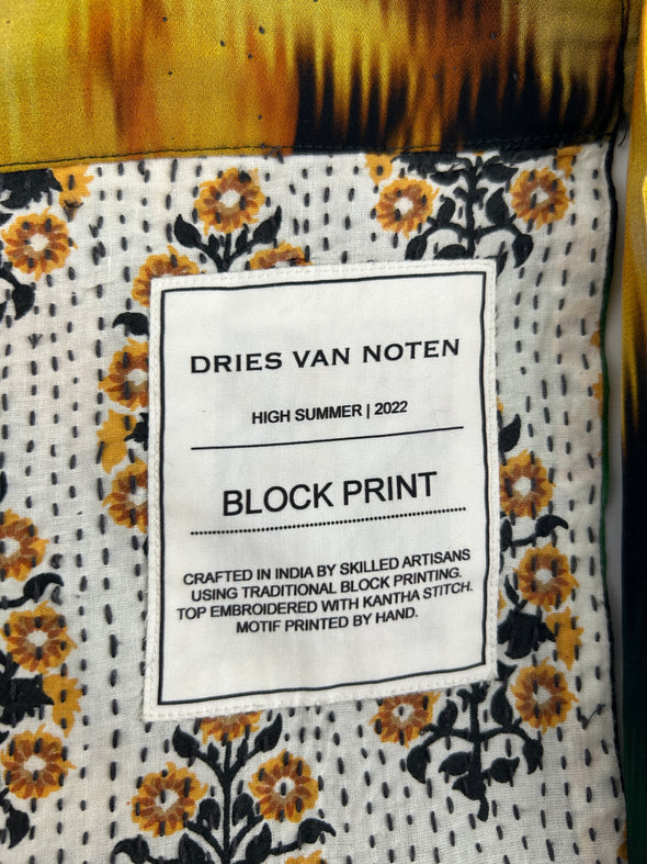 Jupe longue à motifs fleurs