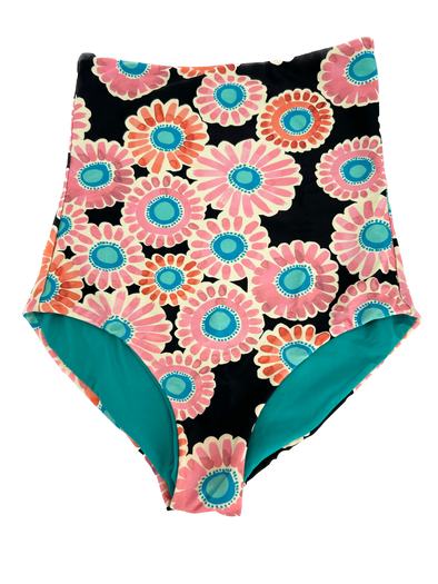 Maillot une pièce bustier à fleurs