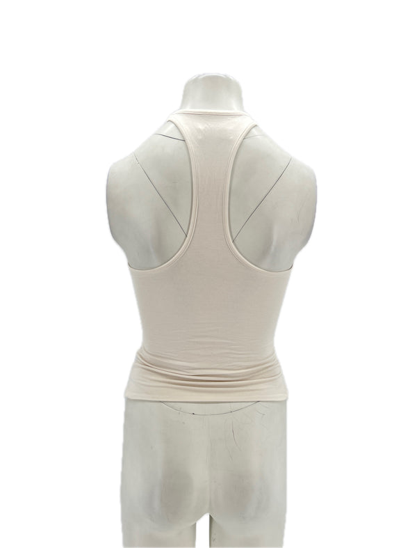 Débardeur blanc avec bijou