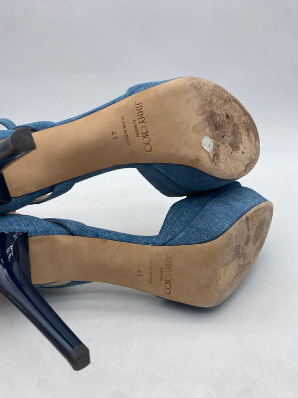 Sandales en denim "Kayden"