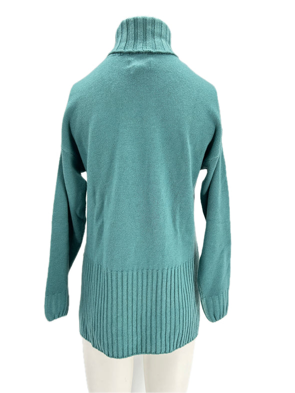Pull en cachemire bleu