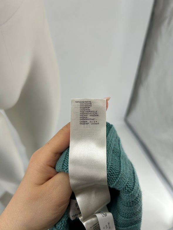 Pull en cachemire bleu