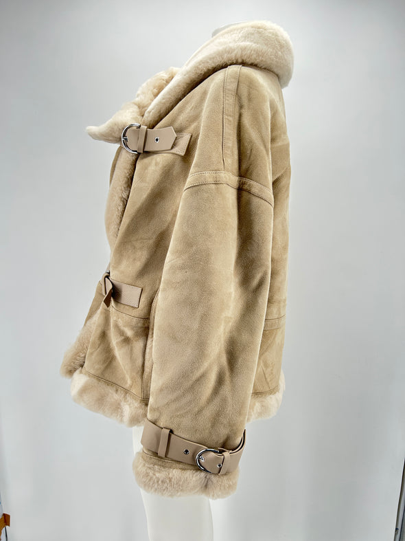 Bomber en shearling