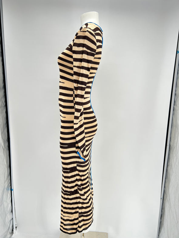 Robe rayée