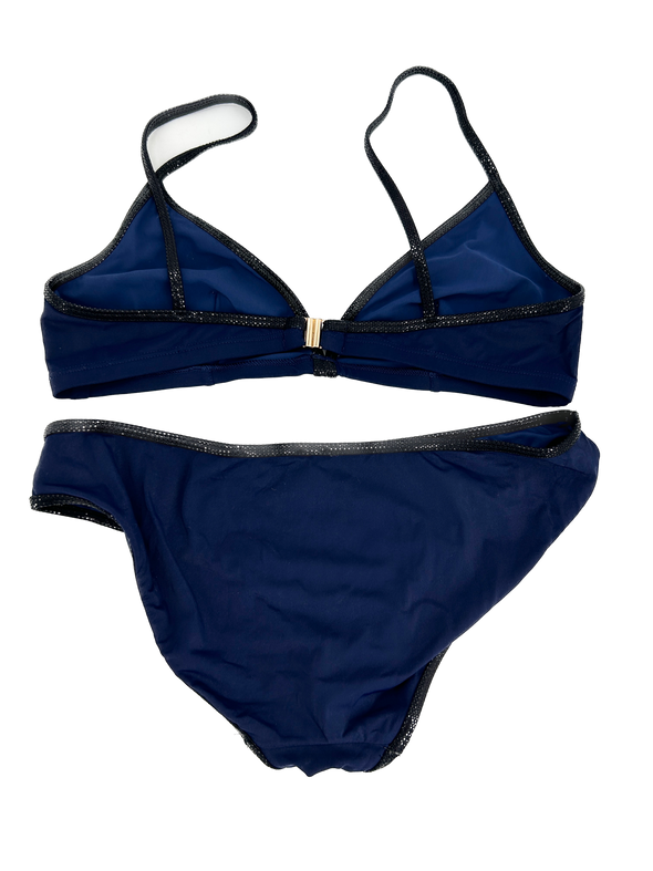 Maillot deux pièces bleu marine