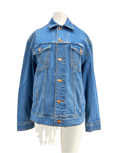 Veste en denim bleue
