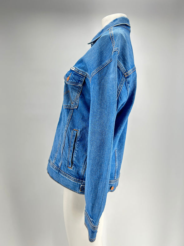 Veste en denim bleue