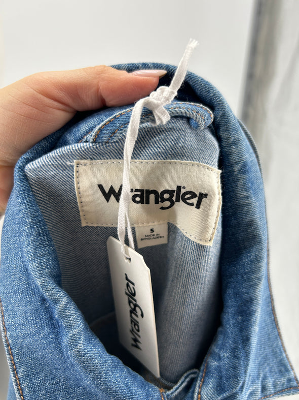 Veste en denim bleue