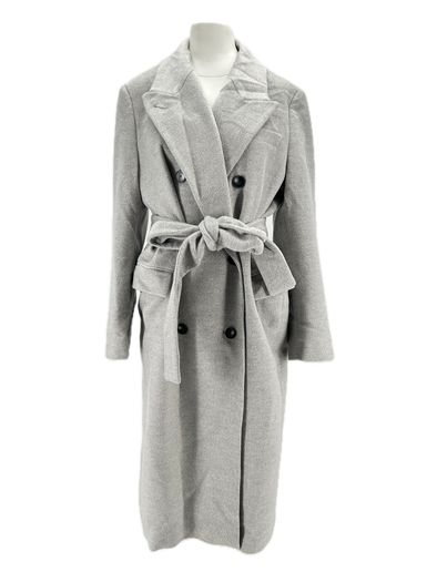 Manteau en laine gris