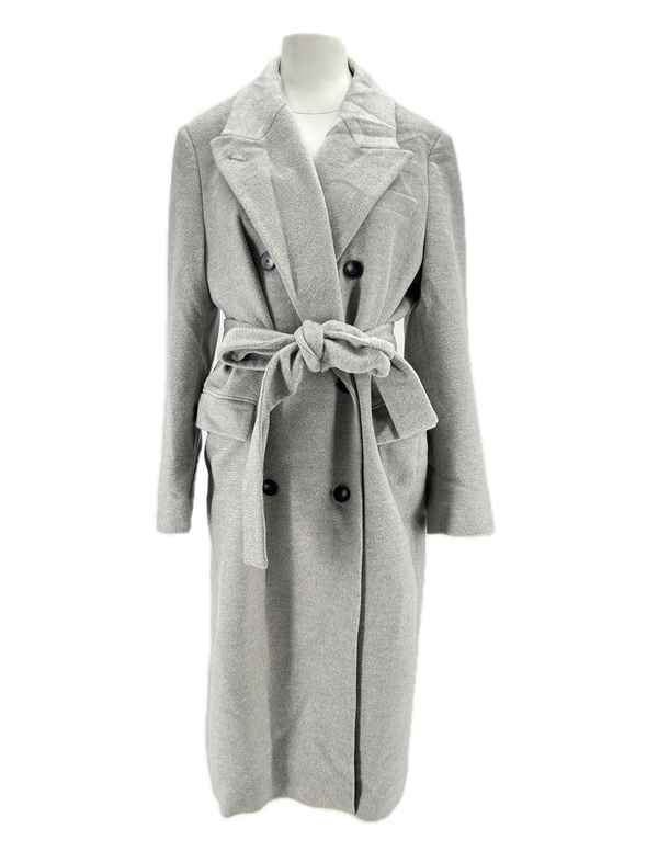 Manteau en laine gris