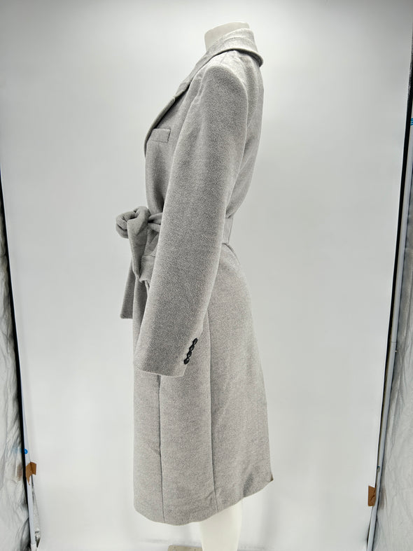 Manteau en laine gris