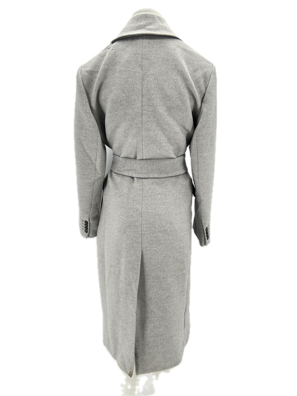 Manteau en laine gris